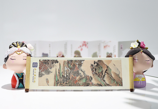 卷軸畫藝文創(chuàng)冰箱貼定制