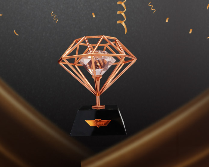 鉆石獎杯定制