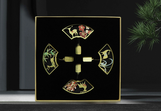 鹿君子金屬書簽定制