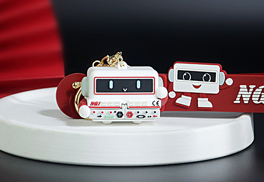 智能小電池PVC軟膠鑰匙扣