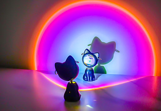 創(chuàng)意潮玩夕陽燈擺件定制