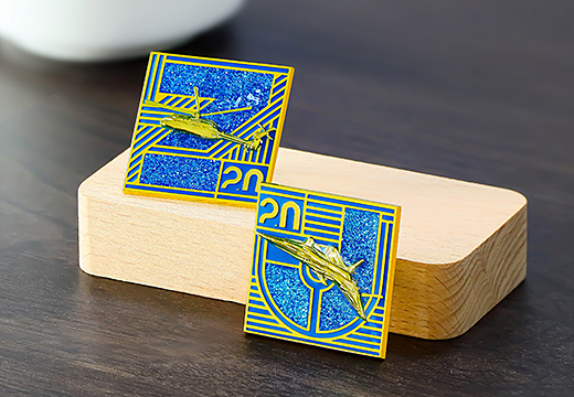 航空戰(zhàn)斗機紀念徽章定制