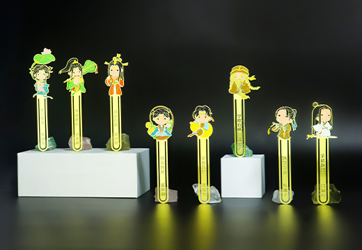 周邊鏤空金屬書簽套裝定制