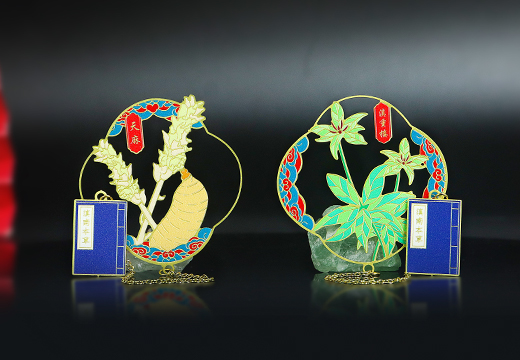 金屬烤漆鏤空書簽套裝定制