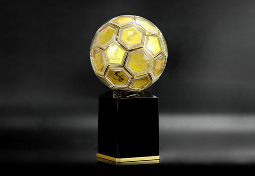 卡塔爾幸運球紀念獎杯定制