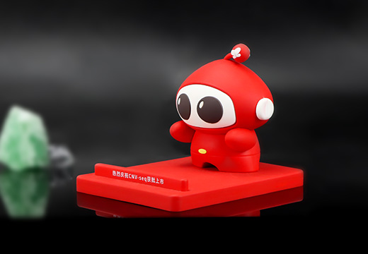 軟膠公仔手機(jī)支架擺件定制