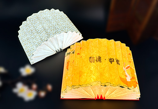 國風折疊書本小夜燈定制