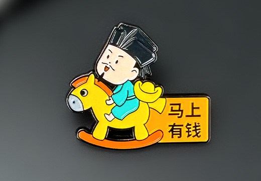 企業(yè)烤漆金屬徽章定制