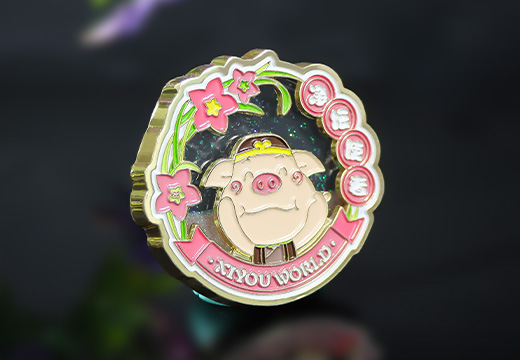 金屬亞克力流沙冰箱貼定制