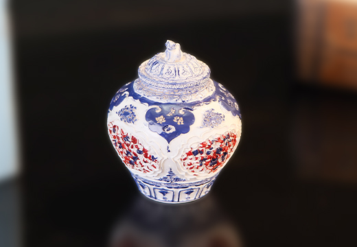 青花釉發(fā)光冰箱貼定制