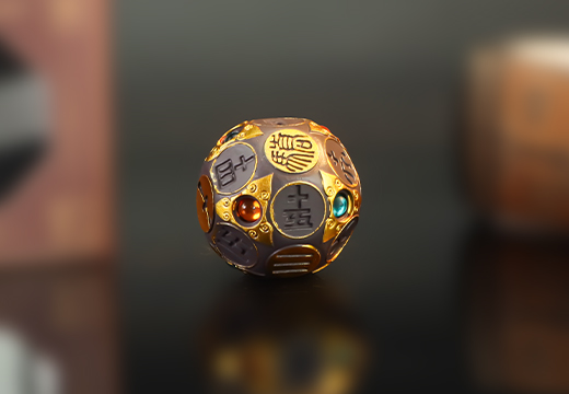 創(chuàng)意銅骰樹脂冰箱貼定制