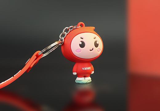 軟膠公仔鑰匙扣掛件定制