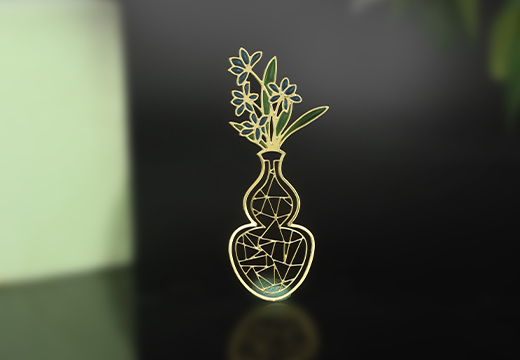 金屬透光琺瑯書簽定制