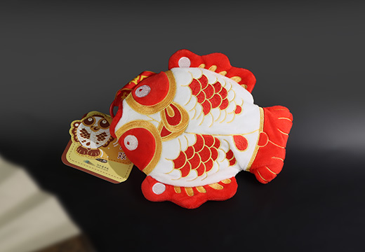 雙魚毛絨公仔掛件定制