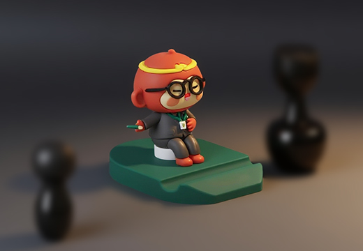 企業(yè)IP手機(jī)支架擺件定制