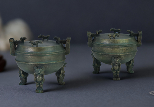 仿真銅鼎樹脂冰箱貼定制