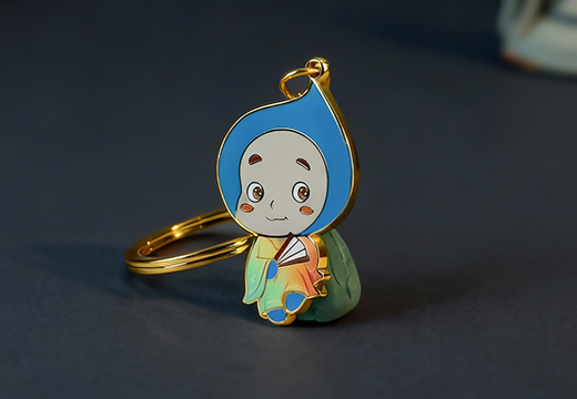 卡通動漫琺瑯鑰匙扣定制