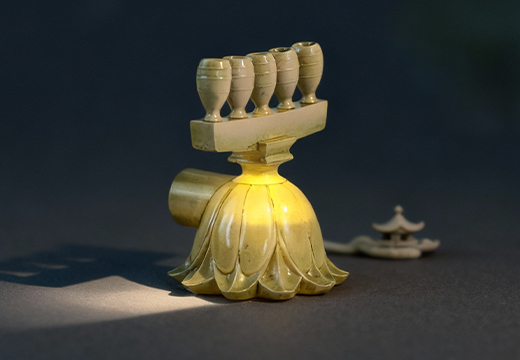 青釉覆蓮座插器冰箱貼定制