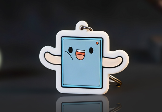 企業(yè)卡通軟膠鑰匙扣定制